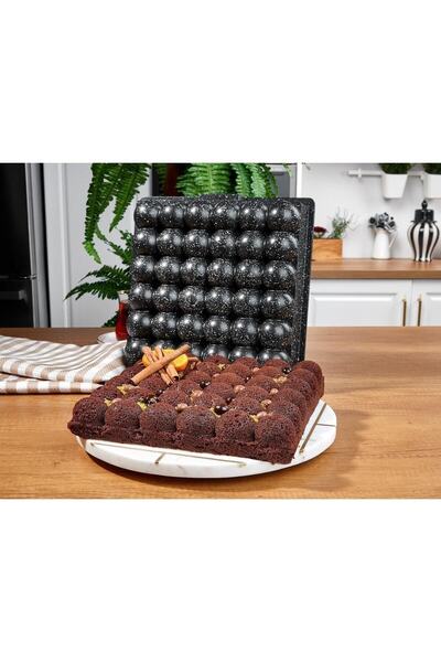 Taç Ball Döküm Kek Kalıbı Siyah