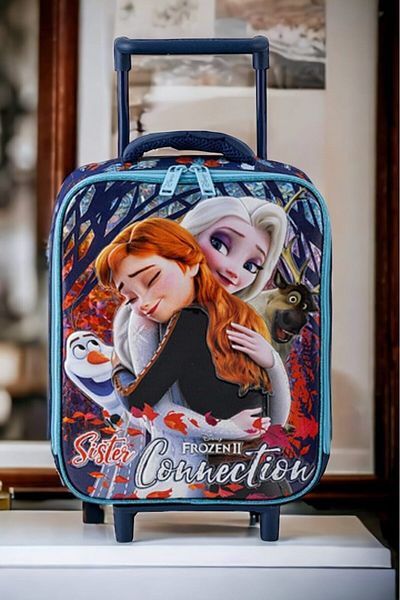 Frozen Kindergarten Bag with Squeegee Box Connection and Lunch Box