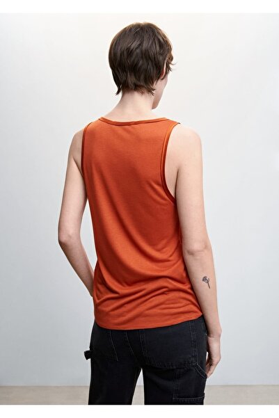 MANGO Woman Strappy Casual Top