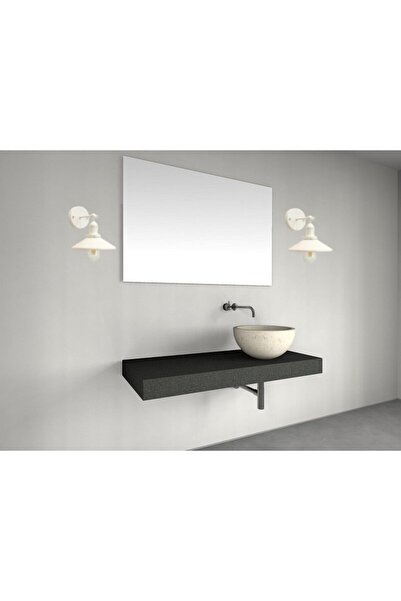 RİOLİGHT RETRO,RUSTİK 2,VİNTAGE BEYAZ 1XE27 DUYLU METAL DUVAR APLİK ŞAPKA ÇAP...