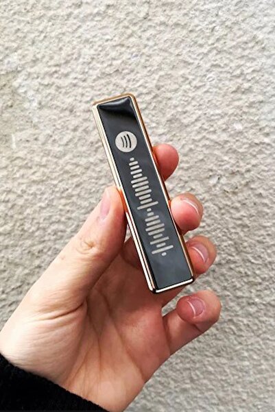 NRDLİFE Hediyelik Spotify Kodlu Kişiye Özel Isim Baskılı Şarjlı Usb'li Elektr...