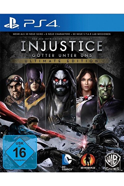 Wb Games Ps4 Injustıce Gods Among Us Ultımate Edıtıon