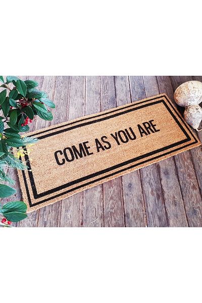 LAMONETA Xl Come As You Are Framed Door Mat