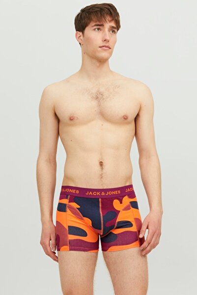 Jack & Jones Erkek Camouflage 3 Lü Paket Boxer