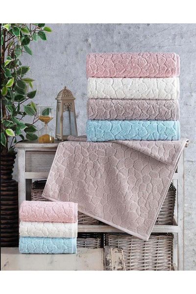Altınbaşak Jacquard 4-pack 50x90 Hand Towel Belina