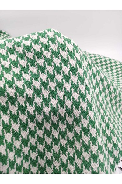 Bursa Kumaş Yeşil Kazayağı Kaşe Kumaş