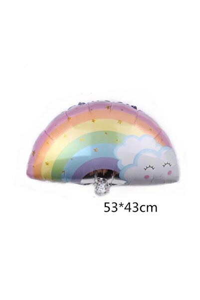 kidspartim بالون فويل رينبو ستار 53x43 سم