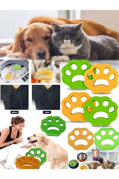 Trendyıldızı 4 Pieces Washing Machine Dryer Throwing Fluff Collector Fluff Dust Catcher