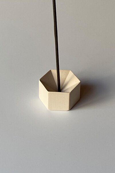 sin istanbul Mini Tütsülük Altıgen Bej