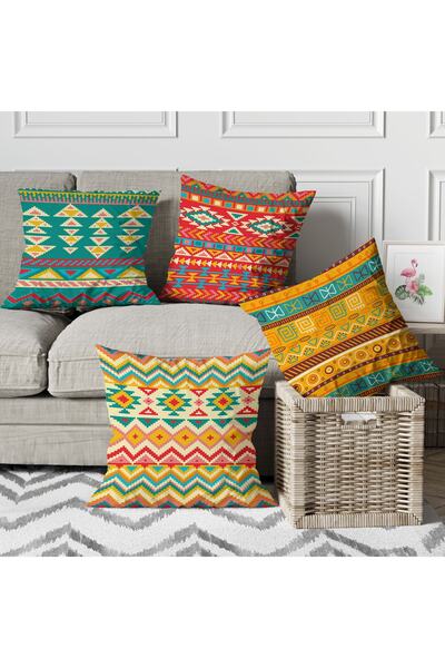 menesahome Husă de pernă cu model geometric 43x43