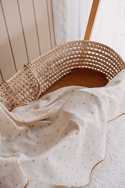 TBA COLLECTION بطانية موسلين| أوراق ديزي