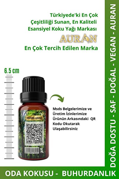 AURAN Pudra, Lavanta, Amber Saf Esansiyel Uçucu Yağ Buhurdanlık Yağ Difüzör Esans Aromaterapi Orta3x 10ml