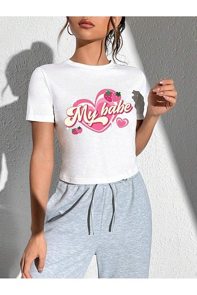 Jose Clothing TROFEU TROFEU CU MÂNECĂ SCURTĂ CU MÂNECĂ SCURTĂ BLUZ, CU IMPRIMAȚIE