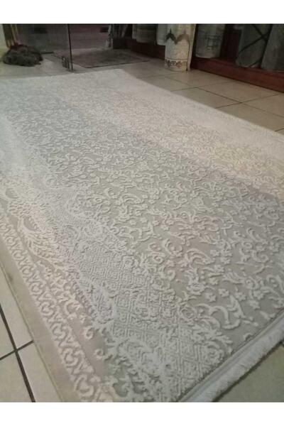 KARAR HALI 4 M2 150 X 240 Krem-beyaz Kendiliğinden Desenli Akrilik Makine Hal...