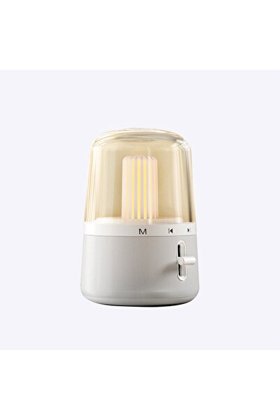Ally BS585 Masaüstü Gece Lambası Bluetooth Hoparlör-BEYAZ