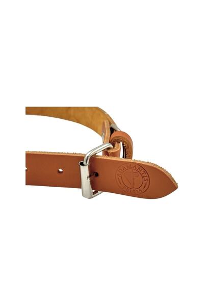 TB Leather Deri Köpek Tasması - Sağlamlık Garantili Kopmaz Tasma - Bitkisel Tabaklanmış Deri Boyun Tasma