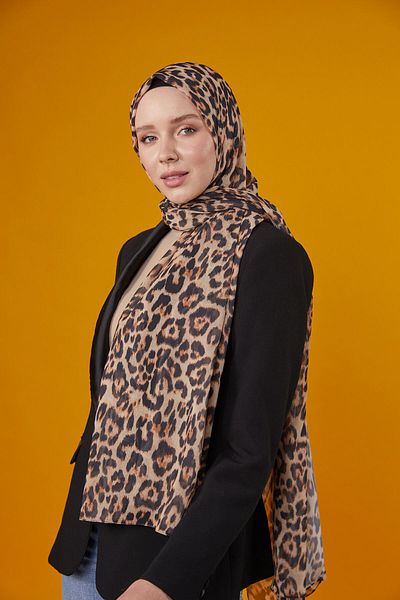 Differenza Σάλι TIGER PATTERN - ΧΡΥΣΟ
