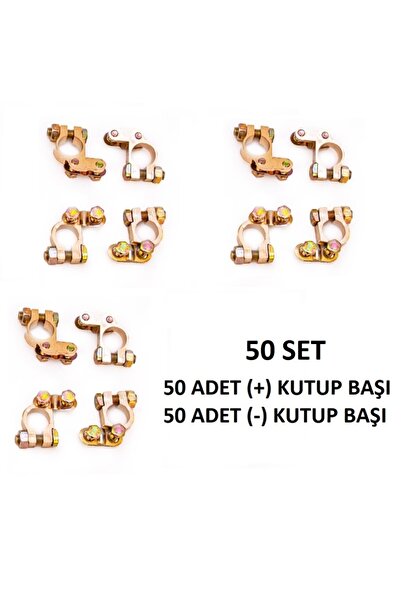 SKAUTO Akü Kutup Başı (+) (-) 50 SET Kutupbaşı (Paket İçeriği 100 Adettir)