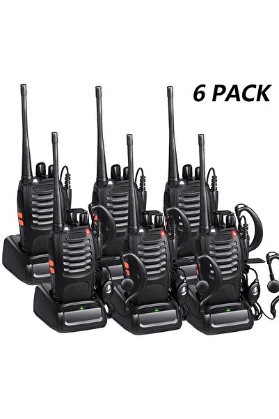 Axe Tools Zastone Baofeng 6 Adet Güvenlik Telsiz Seti 3 Çift El Telsizi