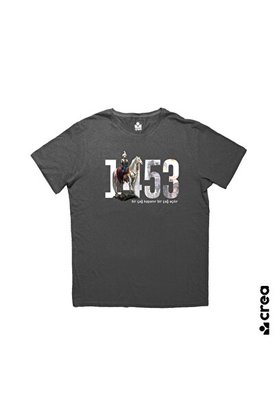 Crea Eymer Wear 1453 Фатіх Султан Мехмет з принтом, велосипедна комір, 100% б...