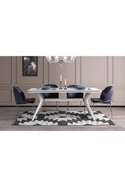 mobilyabazari Asel Yemek Masası ve 6 Sandalye