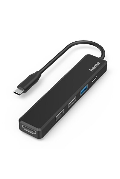 Hama Hub USB-C, 5 porturi, 3 x USB-A, USB-C, HDMI™
