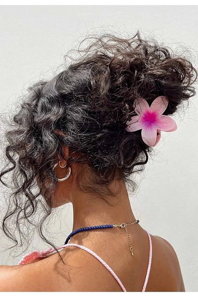 İYİ MODA Κλιπ μαλλιών Hawaii Lotus Flower Μεγάλο Μέγεθος Υψηλής Ποιότητας