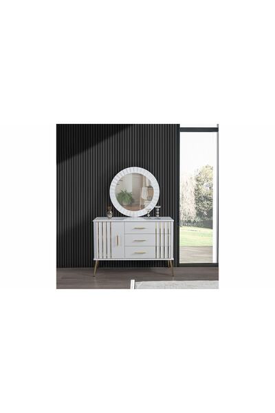 mobilyabazari Erva MDF Yatak Odası Aynalı Şifonyer