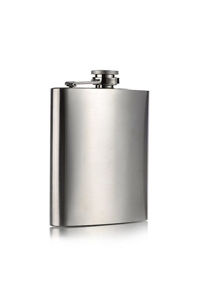 Deco Elit Flask 9 Oz Stainless Steel 266 Ml