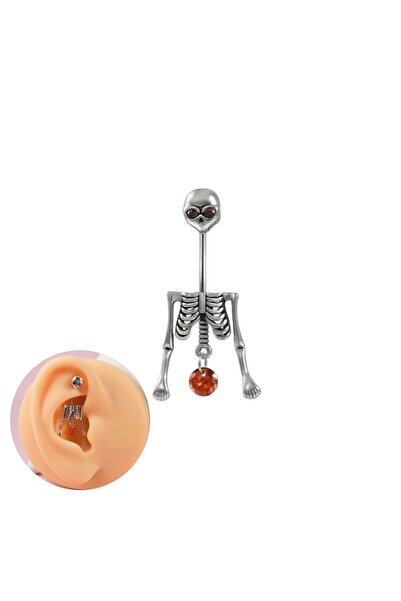 Bylin %100 316 L Cerrahi Çelik Uzaylı Piercing Küpesi/ Rook, Lobe, Upper Heli...