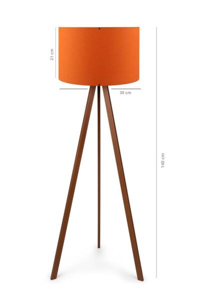 HOMİNG Pratik Ahşap Üç Ayaklı Lambader Ayd-1532