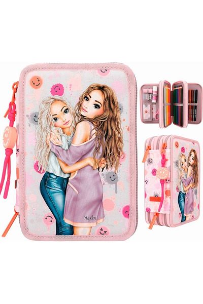 Top Model Happy Together Three Compartment Pencil Case 411741