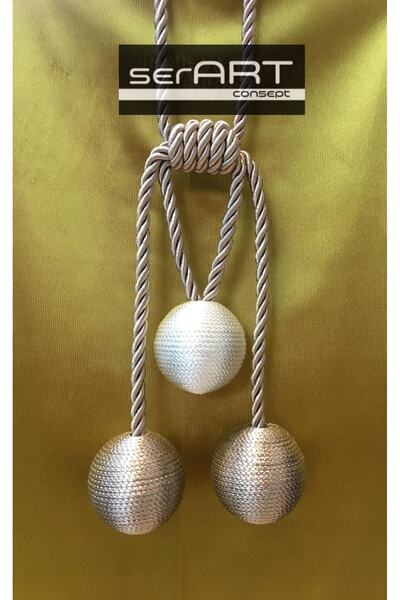 serART Kiraz 3 toplu fon perde kruvaze perde tavan bağlama bracol