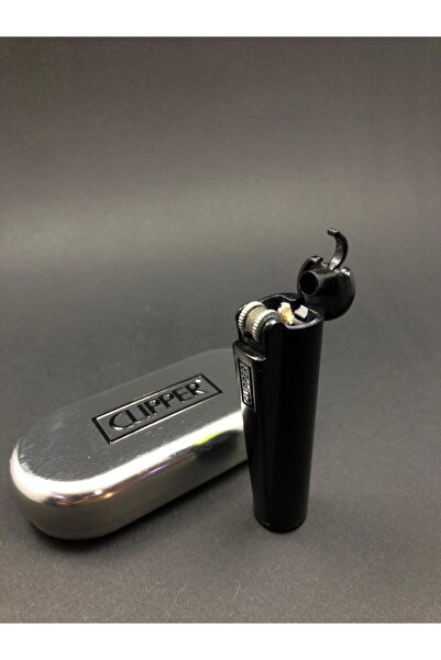 Clipper Siyah Benzinli Çakmak Papatyagift