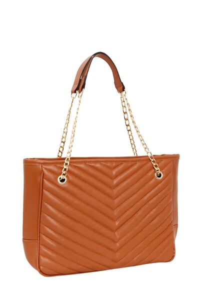 PARİGİ Tan Women's Tote Bag