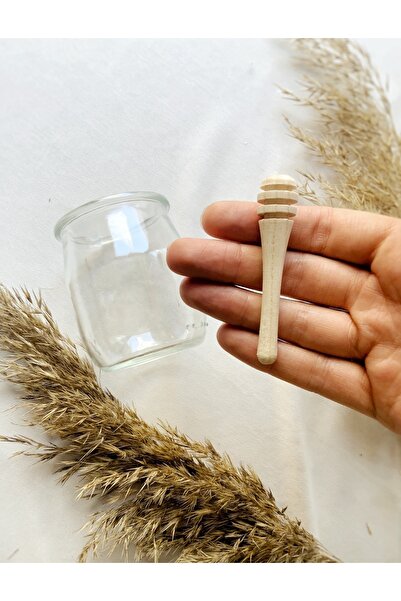 Atölye Merdiven Set of 3 minimal honey spoons raw wooden decorative honey spoons