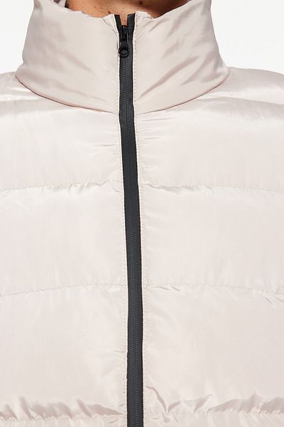 Trendyol Collection Wind- und wasserabweisender, aufblasbarer Wintermantel – Steinfarbe, normale Passform TMNAW23MO00096