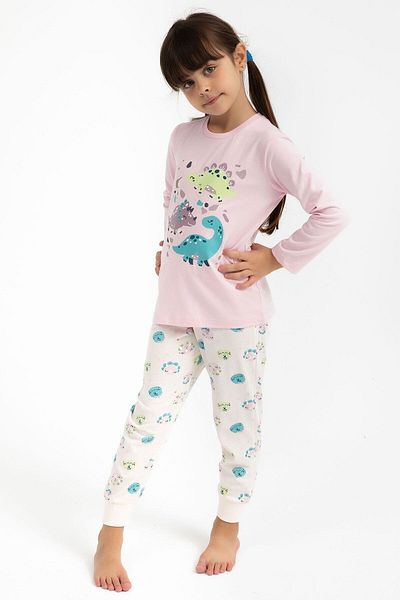 ROLY POLY Rolypoly Cute Animals Light Pink Girl's Pajama Set