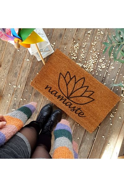 LAMONETA Namaste Lotus Design Floor Mat