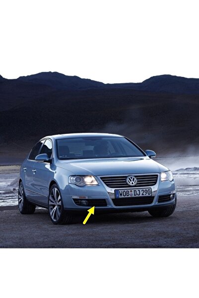 PLASTECH Vw Volkswagen Passat B6 2006-2011 Ön Tampon Sağ Sis Farı Izgarası Çe...
