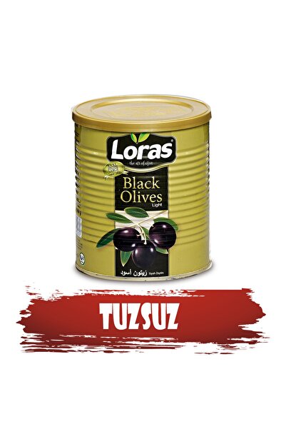 loras zeytin Loras Altın Sarısı Siyah Zeytin Teneke 400 Gr (101 - 120)