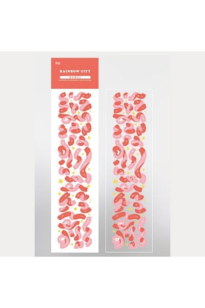 Kpop Dünyasi Ribbon Decoration Sticker 2023