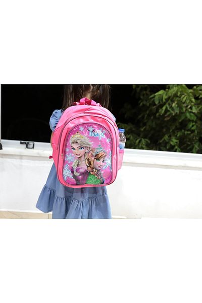 Elentra Orthopedic Girl's Primary School Bag - with Lunchbag and Back Support