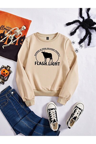 Adrift ΚΩΔΙΚΟΣ ADR-SHEN LUNE - Φούτερ με σλόγκαν και σχέδιο Sarma Zebiye