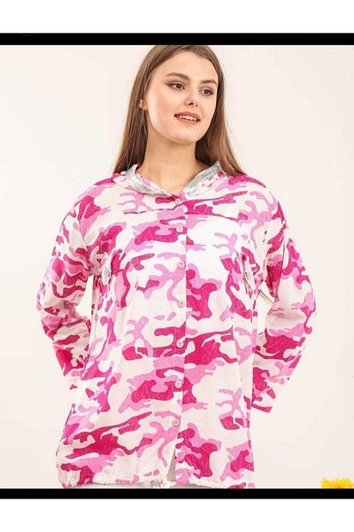 anne moda ankara viscose woven fabric, camouflage pattern hoodie, sparkling cardigan/ jacket