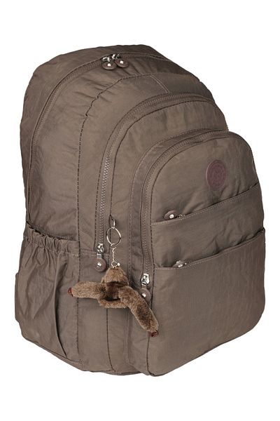 Serenity Relaxion Brown Multi-Eye Μεγάλος Όγκος Αδιάβροχο Ύφασμα Κλίνκερ Μεγάλο Σχολικό Σακίδιο