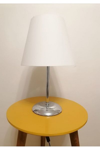RİOLİGHT RETRO21 Rustic Vintage Chrome Body Sand - Lampholder Lampshade 1XE27