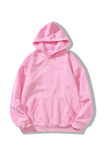 Mad&Calf Unisex Φούτερ με κουκούλα Basic με τσέπες