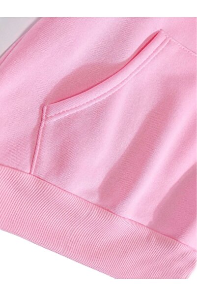 Mad&Calf Unisex Φούτερ με κουκούλα Basic με τσέπες