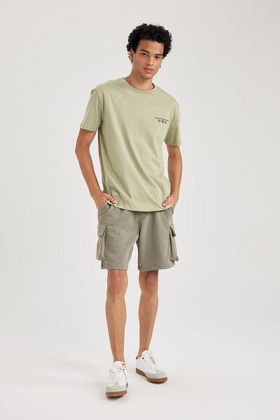 DeFacto Regular Fit Crew Neck Printed Short Sleeve T-Shirt Z3218az23au